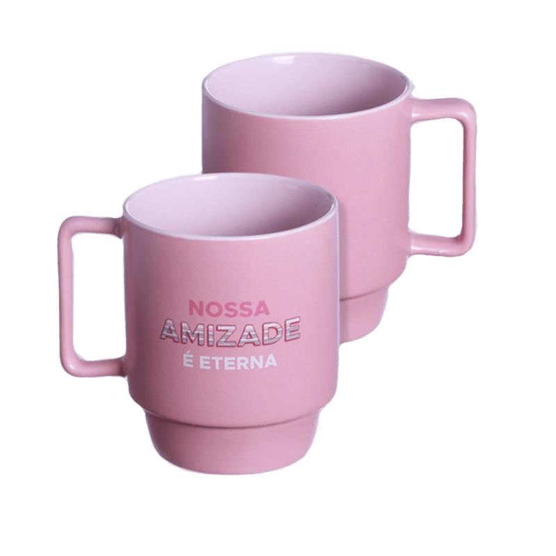 Caneca Tina Amizade Eterna Amigos Frases Presente Café Friends Presente