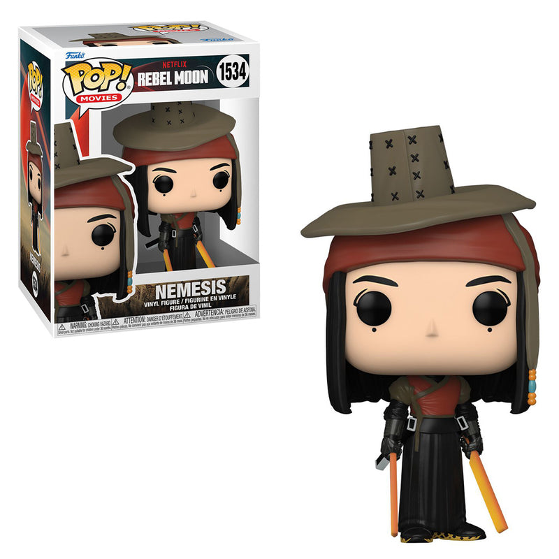 Boneco Funko POP Nemesis 1534 Netflix Série Rebel Moon Brinquedo Colecionável Presente Coleção Criança