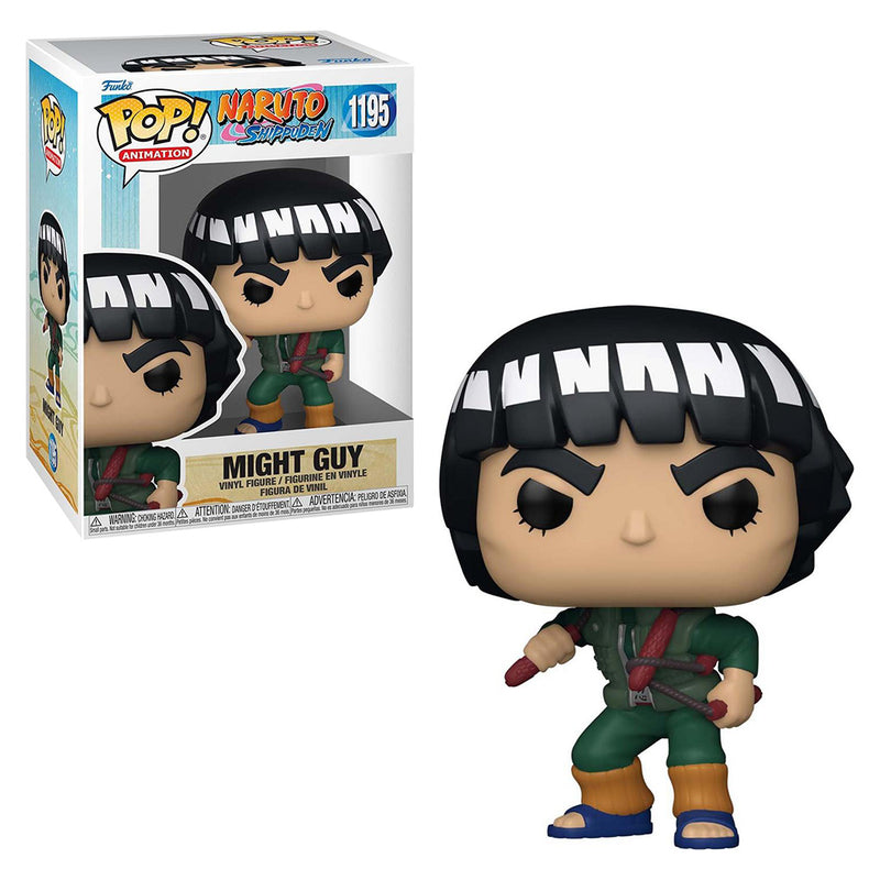 Boneco Pop Funko Might Guy 1195 Anime Naruto Shippuden Original Brinquedo Colecionável Presente Coleção Criança