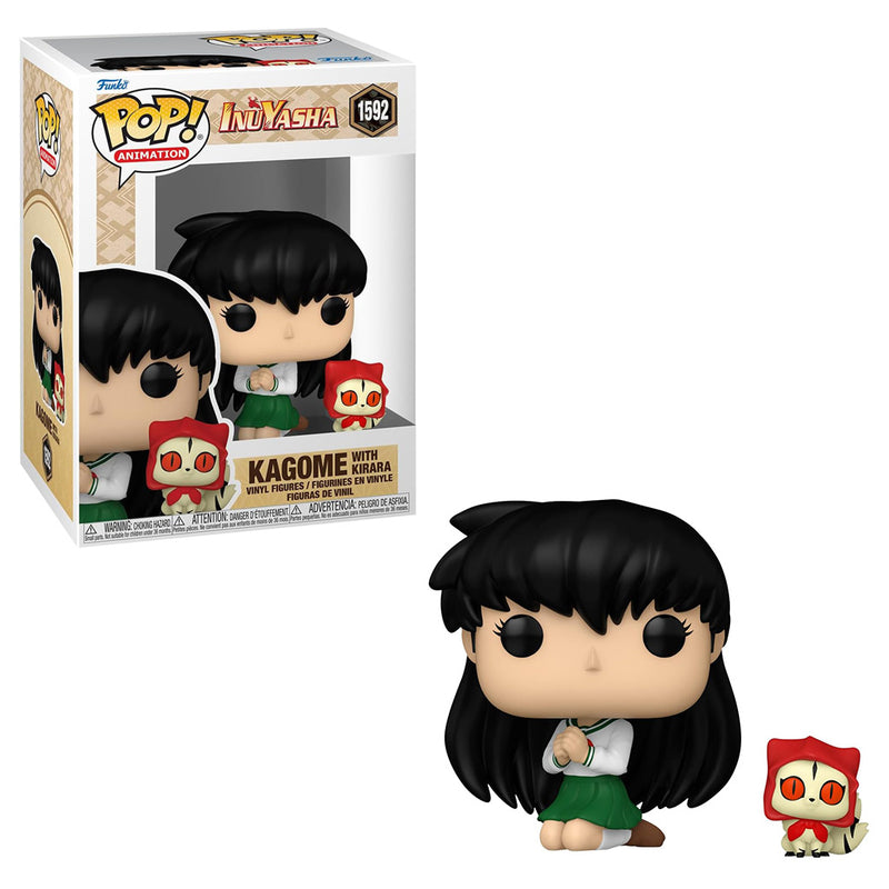 Boneco Funko POP Animation Kagome com Kirara 1592 Anime Brinquedo Colecionável Presente Criança