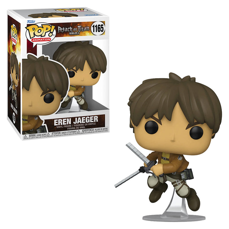 Boneco Funko POP Eren Jaeger 1165 Anime Atack On Titan Brinquedo Colecionável Presente Coleção Criança