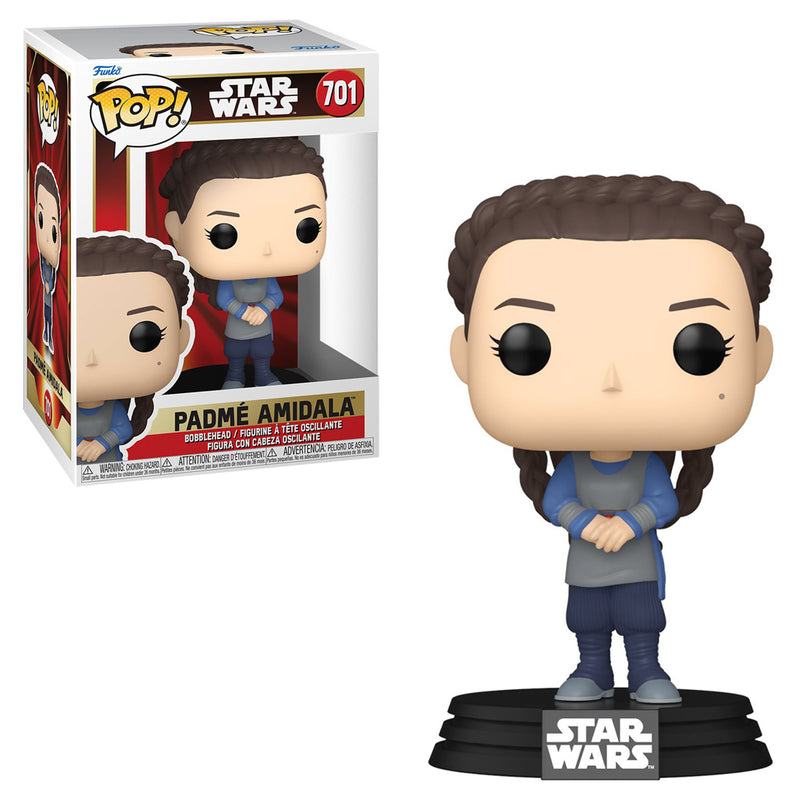 Boneco Funko POP Padmé Amidala 701 Disney Lucas Filmes Filme Star Wars Episódio I Ameaça Fantasma Brinquedo Colecionável Presente Coleção Criança