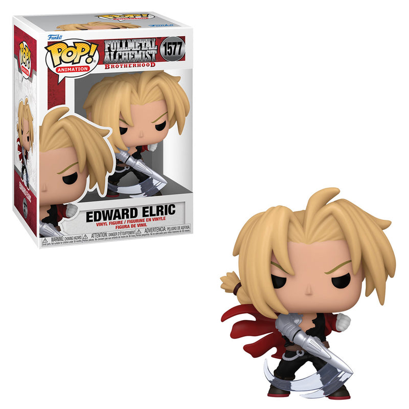 Boneco Funko POP Edward Elric 1577 Anime Manga Fullmetal Alchemist Brotherhood Brinquedo Colecionável Presente Criança