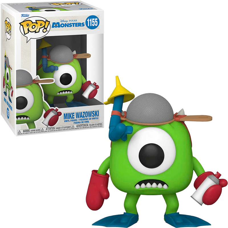 Boneco Funko POP Mike Wazowski 1155 Move Animation Monstros SA Brinquedo Colecionável Presente Coleção Criança