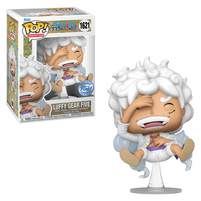 Boneco Funko POP Luffy Gear Five 1621 Exclusivo Anime One Piece Brinquedo Colecionável Presente Coleção Criança