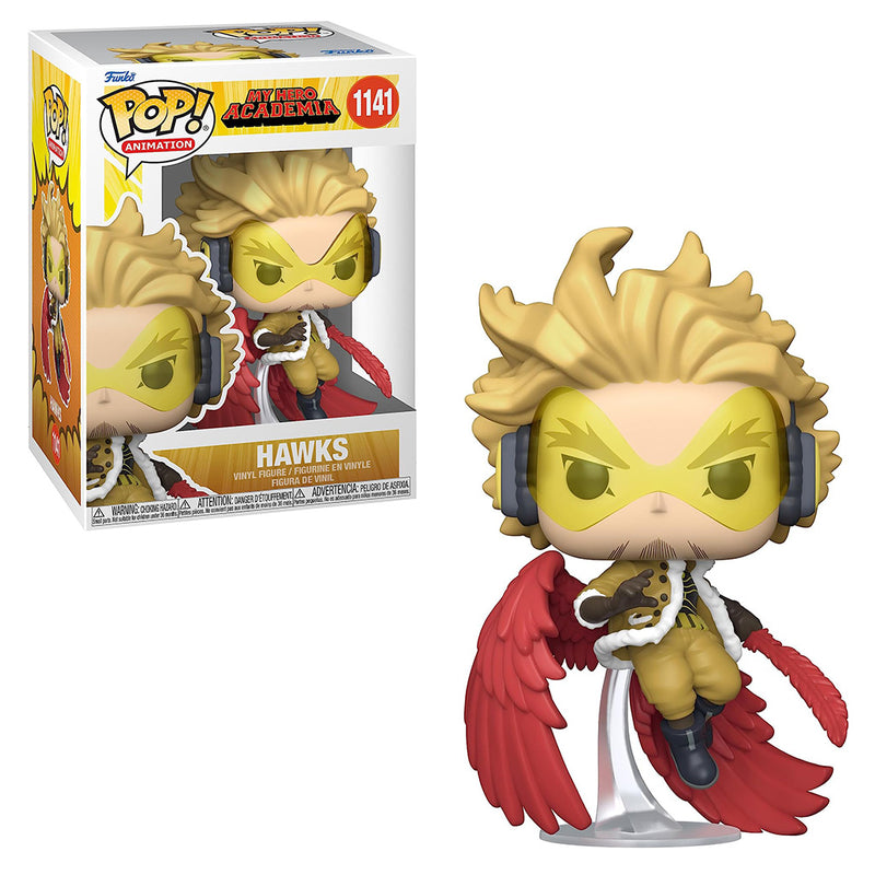 Boneco Funko POP Hawks 1141 Anime Boku No Hero Academia Brinquedo Colecionável Presente Coleção Criança