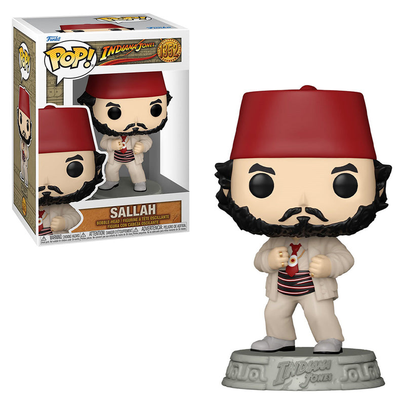 Boneco Funko POP Sallah 1352 Filme Indiana Jones A Última Cruzada Cinema Brinquedo Colecionável Presente Criança