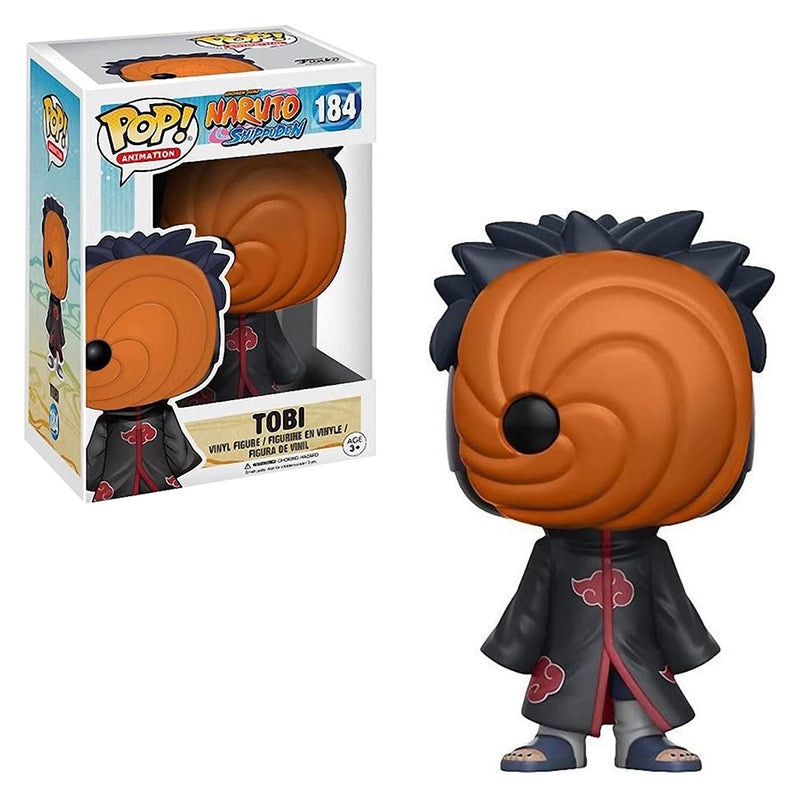 Boneco Pop Funko Tobi 184 Anime Naruto Shippuden Original Brinquedo Colecionável Presente Coleção Criança