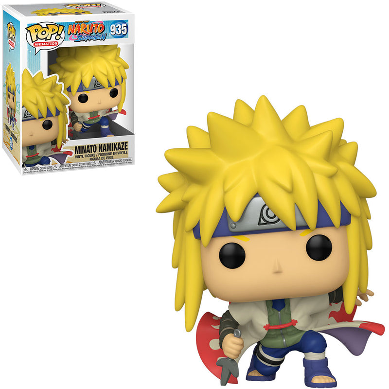 Boneco Pop Funko Minato Namikaze 935 Anime Naruto Shippuden Original Brinquedo Colecionável Presente Coleção Criança