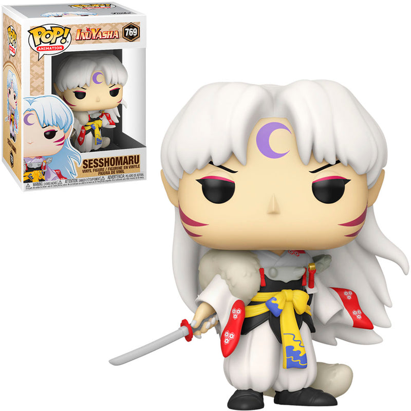 Boneco Funko POP Animation Sesshomaru 769 Anime Brinquedo Colecionável Presente Criança