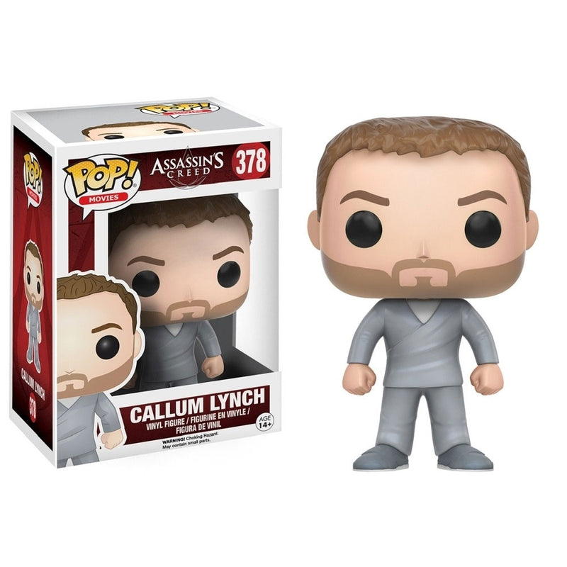 Boneco Funko POP Callum Lynch 378 Filme Assassins Creed Jogos Game Brinquedo Colecionável Coleção Criança