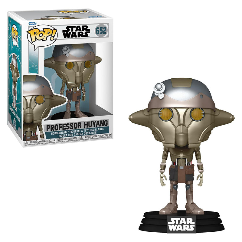 Boneco Funko POP Professor Huyang 652 Star Wars Disney Série Ahsoka Brinquedo Colecionável Presente Coleção Criança