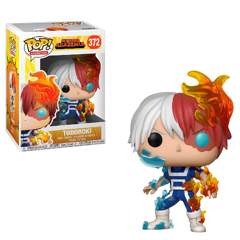 Boneco Funko POP Todoroki 372 Anime Boku No Hero Academia Brinquedo Colecionável Presente Coleção Criança