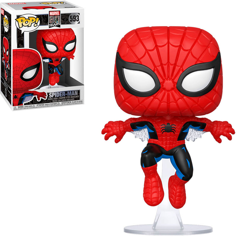 Boneco Funko POP Homem Aranha 80 Anos Super Heróis Marvel Disney Brinquedo Colecionável Presente Coleção Criança