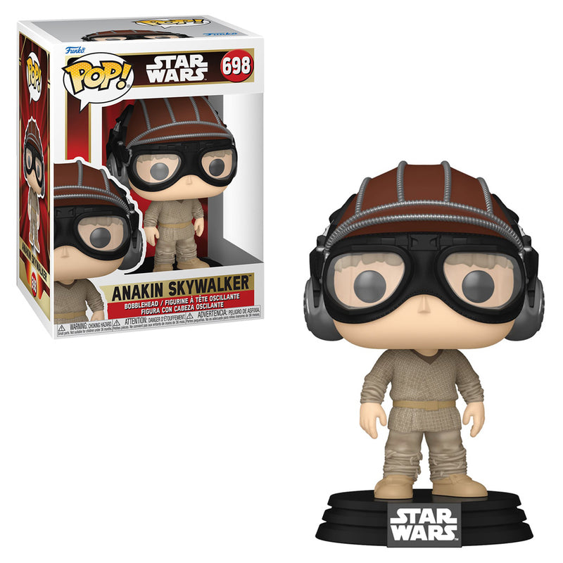 Boneco Funko POP Anakin Skywalker 698 Disney Lucas Filmes Filme Star Wars Episódio I Ameaça Fantasma Brinquedo Colecionável Presente Coleção Criança