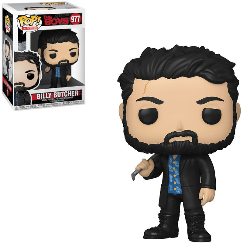 Boneco Funko POP Billy Butcher 977 Série Quadrinos Super Heróis The Boys TV Brinquedo Colecionável Presente Coleção Criança