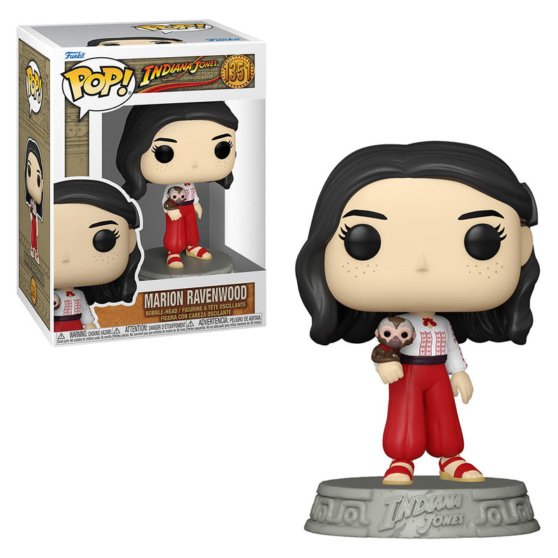 Boneco Funko POP Marion Ravenwood 1351 Filme Os Caçadores da Arca Perdida Cinema Brinquedo Colecionável Presente Criança