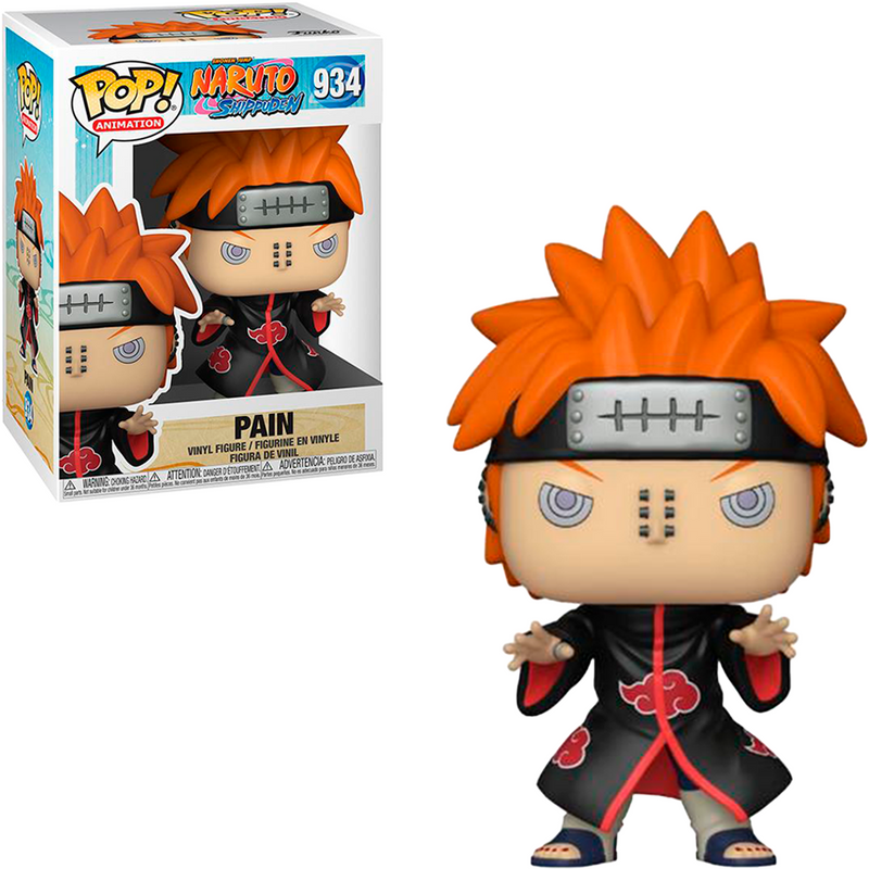 Boneco Pop Funko Pain 934 Anime Naruto Shippuden Original Brinquedo Colecionável Presente Coleção Criança