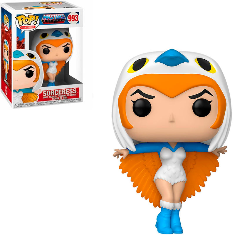 Boneco Funko POP Feiticeira 993 Mestres do Universo He-Man Desenho Brinquedo Colecionável Presente Coleção Criança