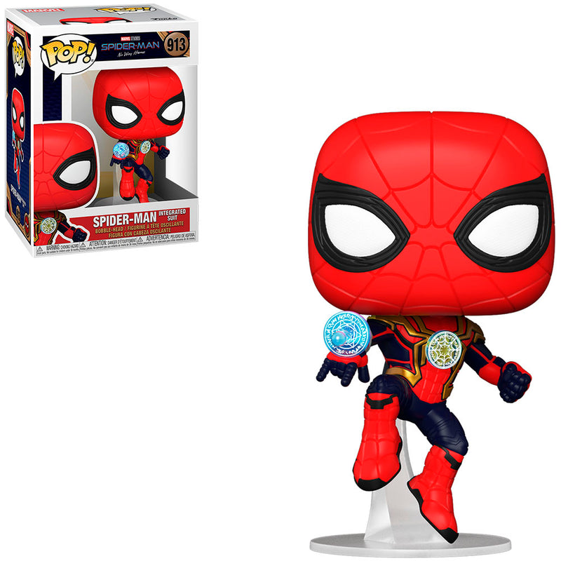 Boneco Funko POP Homem Aranha Sem Volta pra Casa Tech Marvel Disney Filme Universo Vingadores Brinquedo Colecionável Presente Coleção Criança