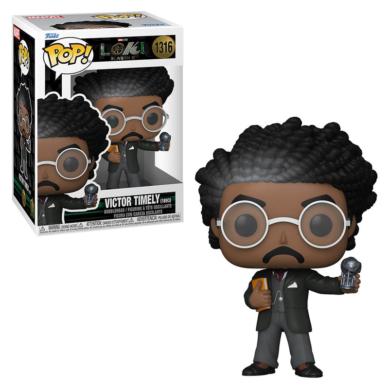 Boneco Funko POP Victor Timely 1316 Marvel Disney Série Loki Brinquedo Colecionável Presente Coleção Criança