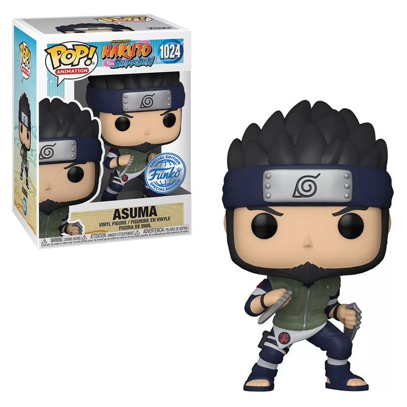 Boneco Pop Funko Asuma 1024 Anime Naruto Shippuden Original Brinquedo Colecionável Presente Coleção Criança