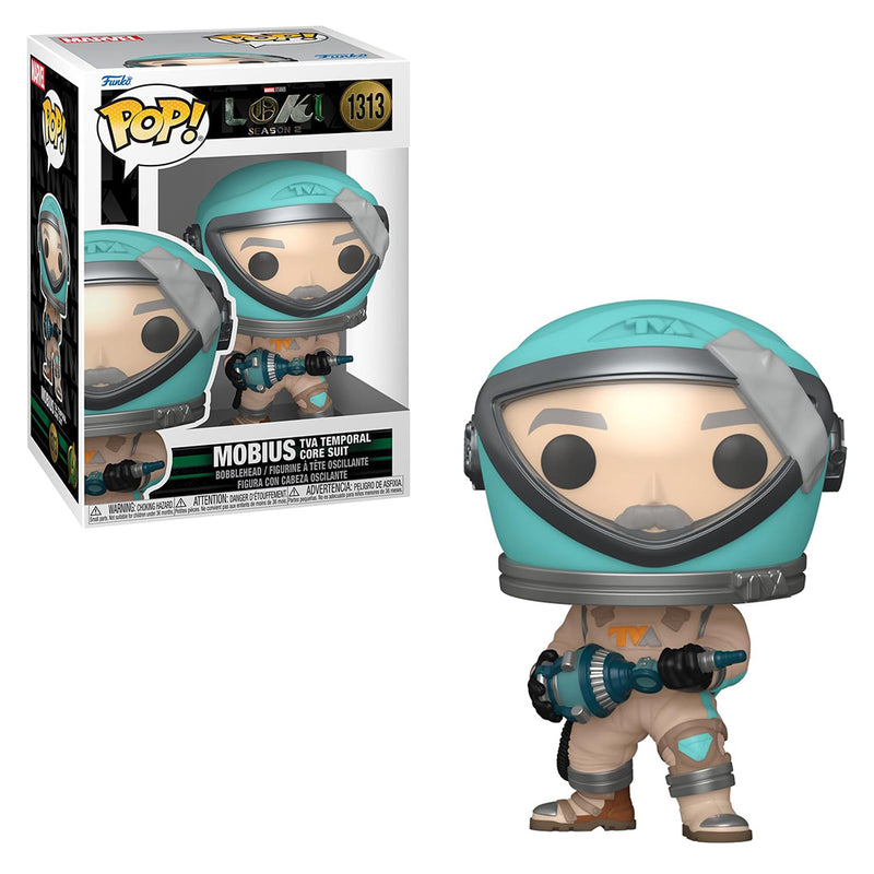 Boneco Funko POP Morbius TVA Temporal Core Suit 1313 Marvel Disney Série Loki Brinquedo Colecionável Presente Coleção Criança