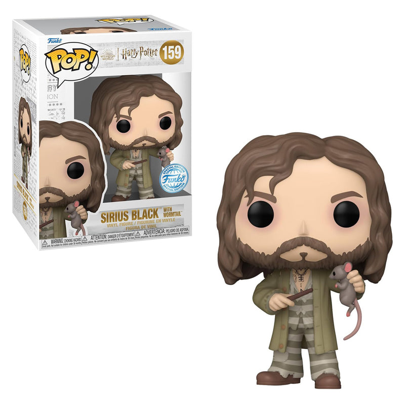 Boneco Funko POP Sirius Black With Rabicho 159 Colecionável Presente Coleção Criança 165