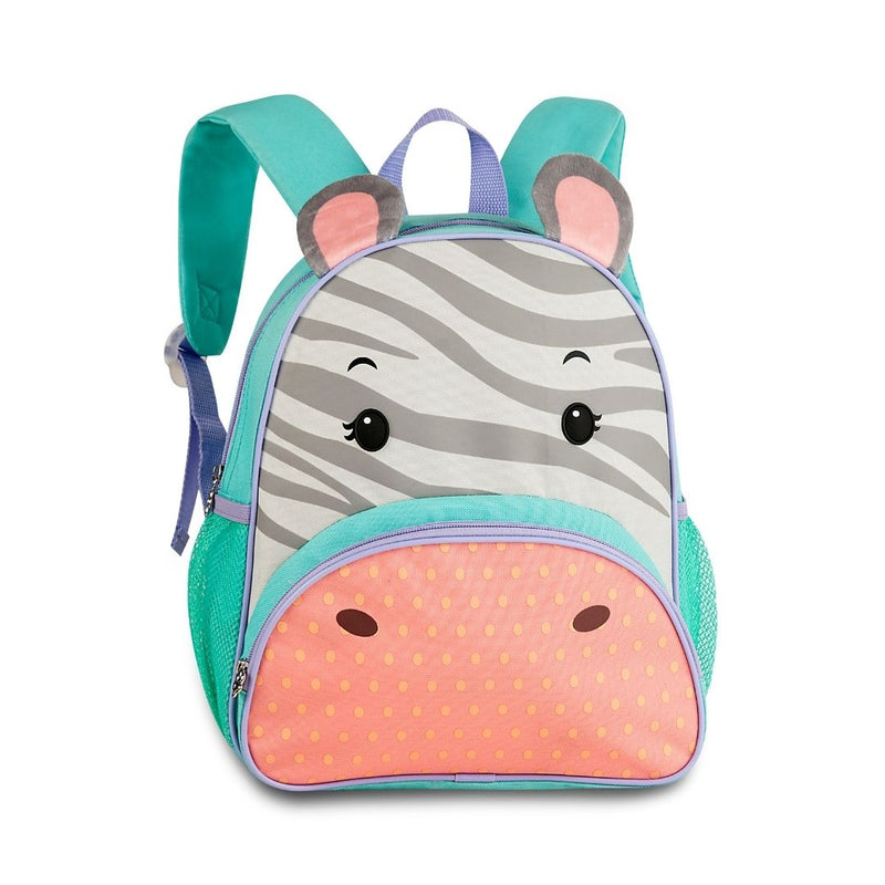 Mochila de Costas Mala Bolsa Infantil Girafa Zebra Pets Bebê Criança Menina Feminina Clio