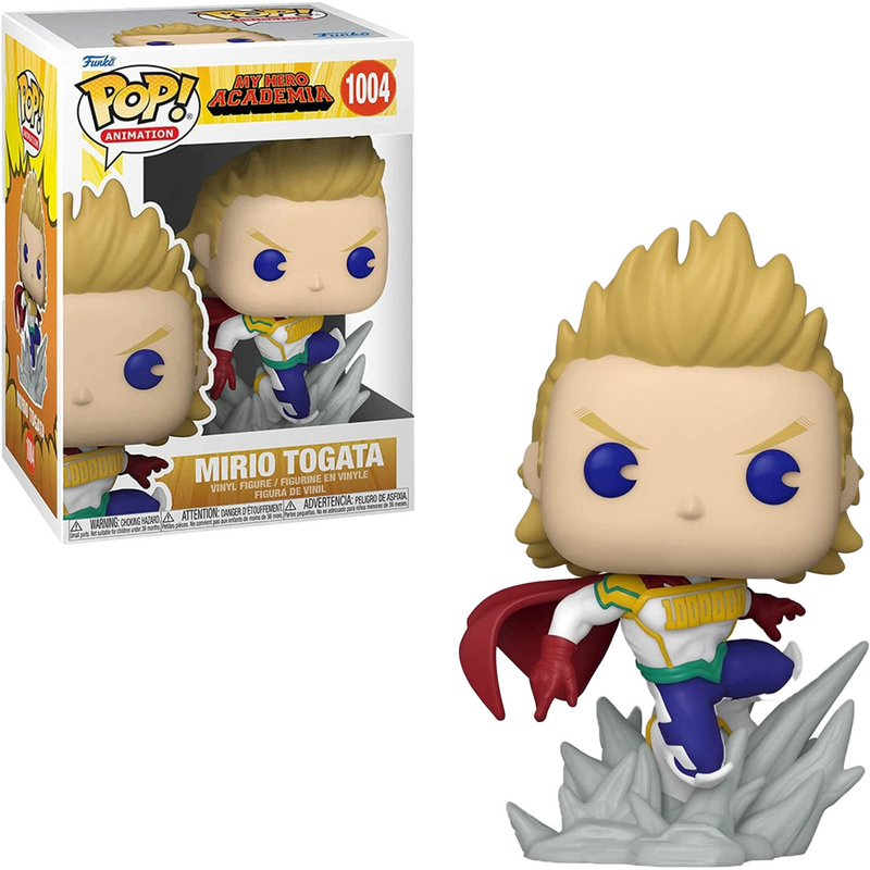 Boneco Funko POP Mirio Togata 1004 Anime Boku No Hero Academia Brinquedo Colecionável Presente Coleção Criança