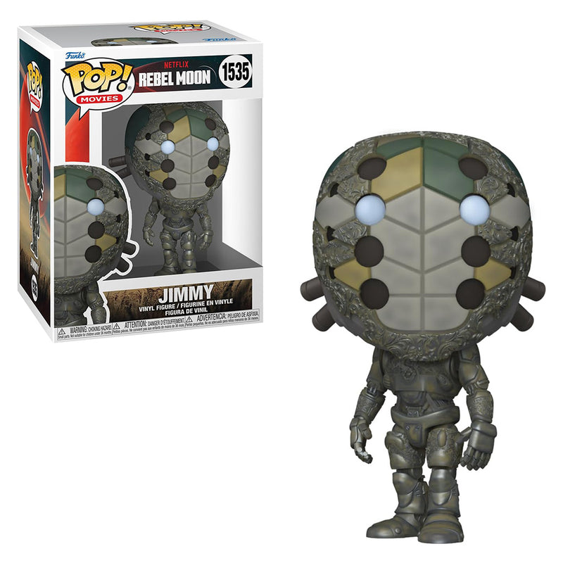 Boneco Funko POP Jimmy 1535 Netflix Série Rebel Moon Brinquedo Colecionável Presente Coleção Criança