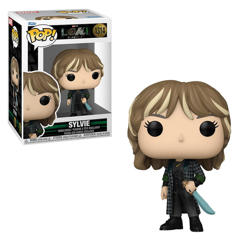 Boneco Funko POP Sylvie 1314 Marvel Disney Série Loki Brinquedo Colecionável Presente Coleção Criança