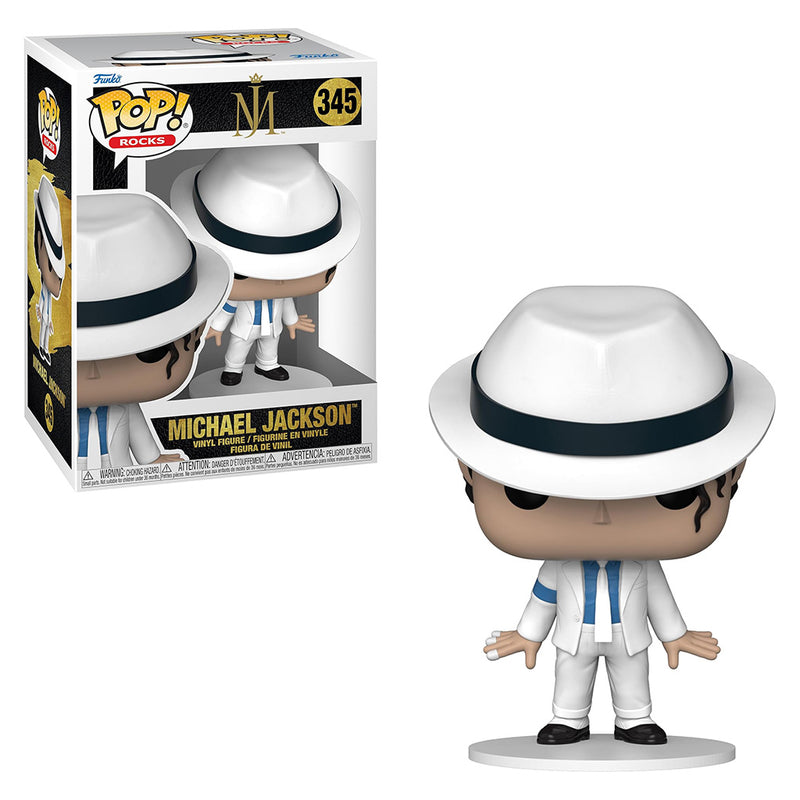 Boneco Funko Pop Rocks Michael Jackson Smooth Criminal 345 Rei do Pop Musica Dança Brinquedo Colecionável Presente Coleção Decorativo Fãs Decoração