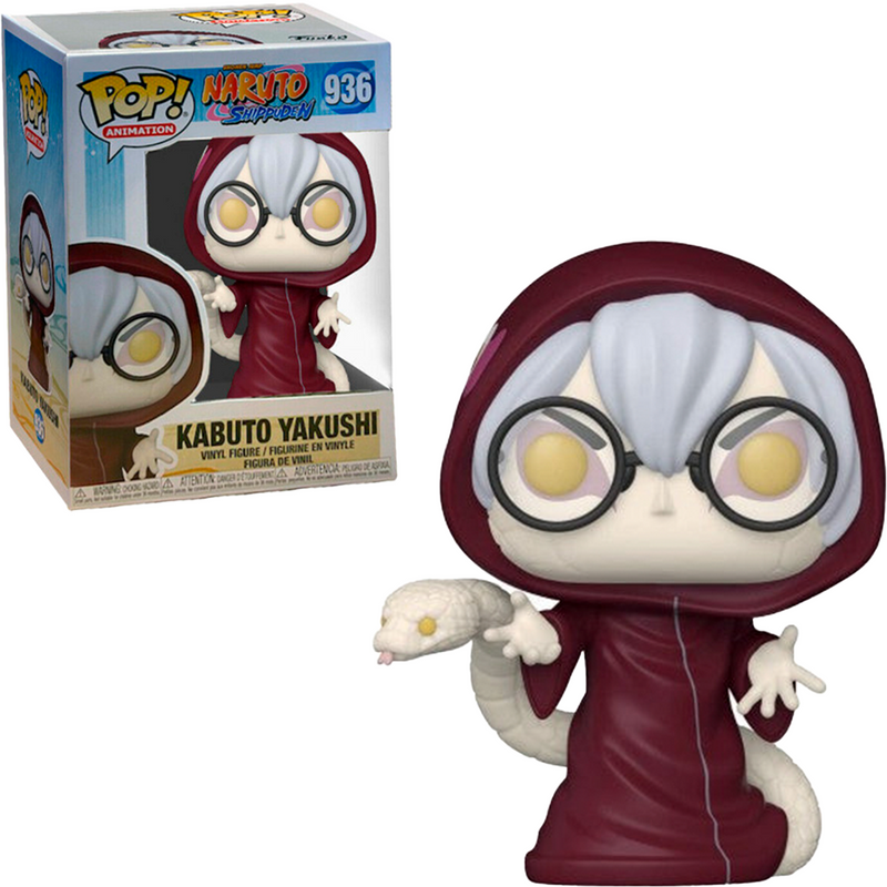 Boneco Pop Funko Kabuto Yakushi 936 Anime Naruto Shippuden Original Brinquedo Colecionável Presente Coleção Criança