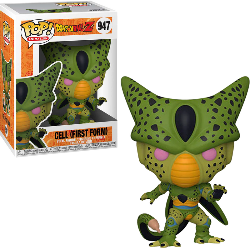 Boneco Funko POP Cell Primeira Forma Anime Dragon Ball Z Brinquedo Colecionável Presente Coleção Criança