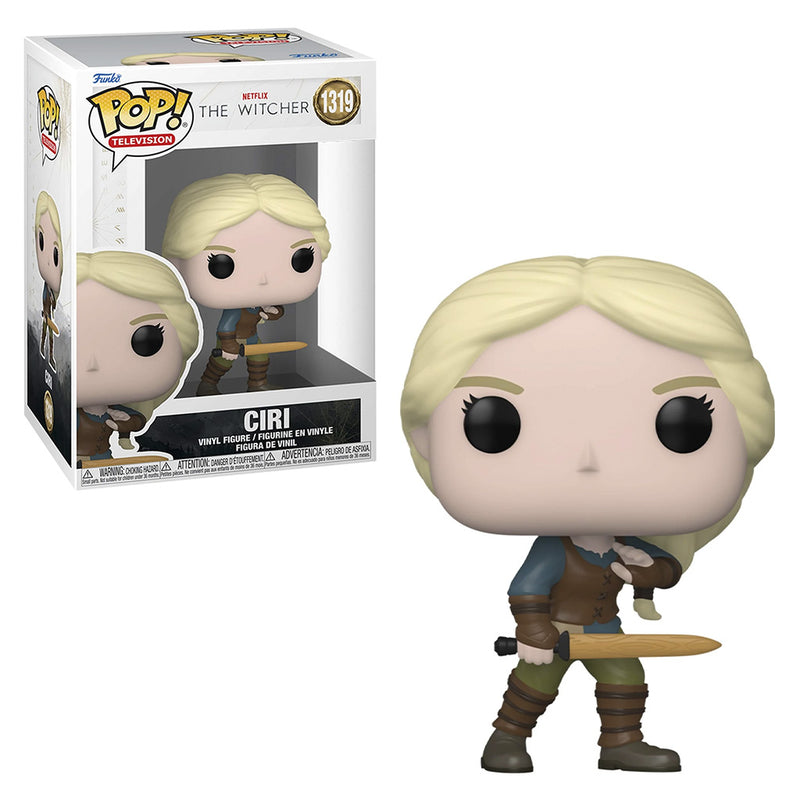 Boneco Funko POP Série The Witcher Ciri 1319 Funko Pop Television Netflix Brinquedo Colecionável Presente Criança