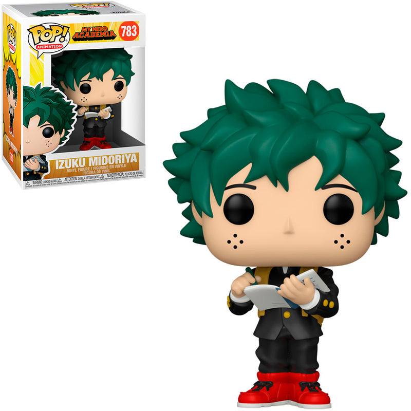 Boneco Funko POP Izuku Midoriya 783 Estudante Anime Boku No Hero Academia Brinquedo Colecionável Presente Coleção Criança