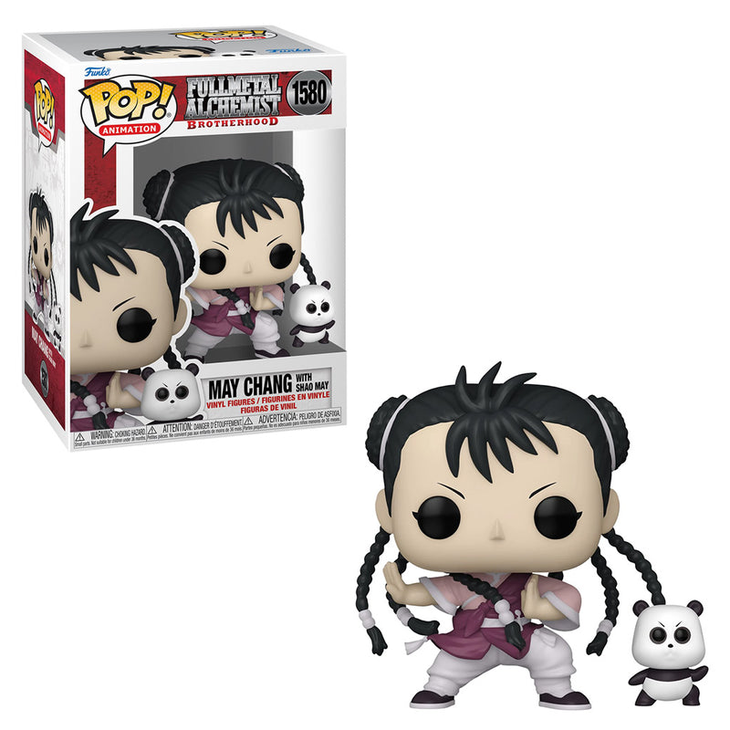 Boneco Funko POP May Chang com Shao May 1580 Anime Manga Fullmetal Alchemist Brotherhood Brinquedo Colecionável Presente Criança