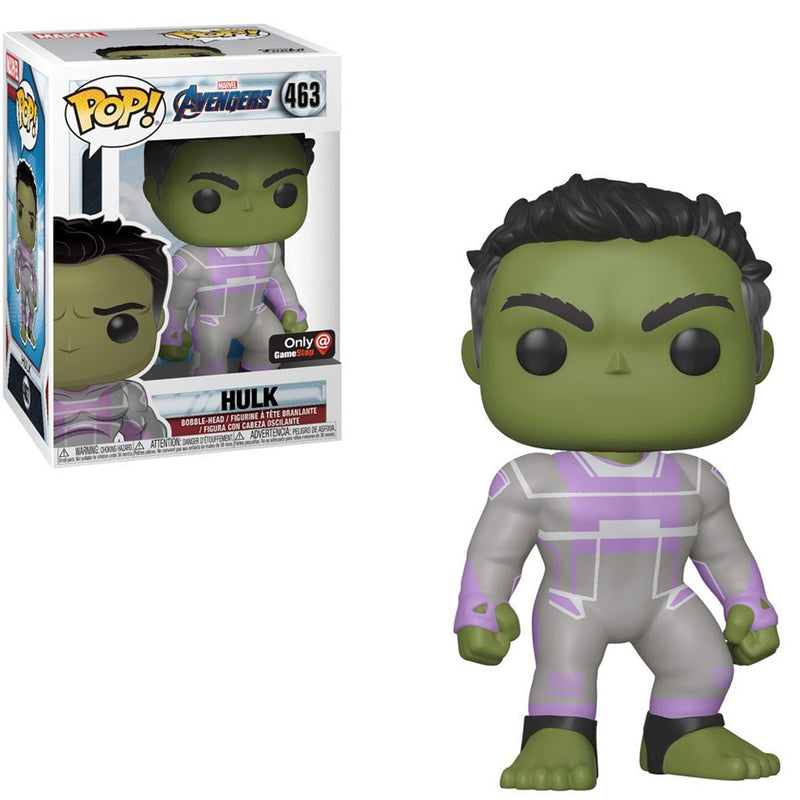 Boneco Funko POP Hulk 463 Exclusivo Marvel Disney Filme Vingadores Ultimato Brinquedo Colecionável Presente Coleção Criança