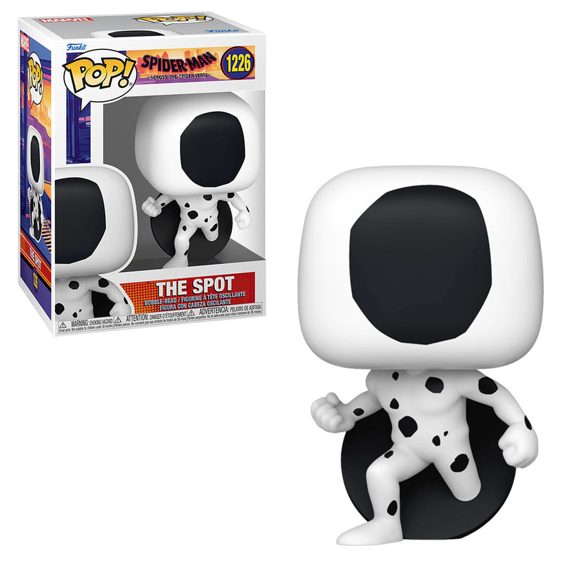 Boneco Funko POP Mancha 1226 Marvel Disney Animação Filme Homem Aranha Através do Aranha Verso Universo Vingadores Brinquedo Colecionável Presente Coleção Criança