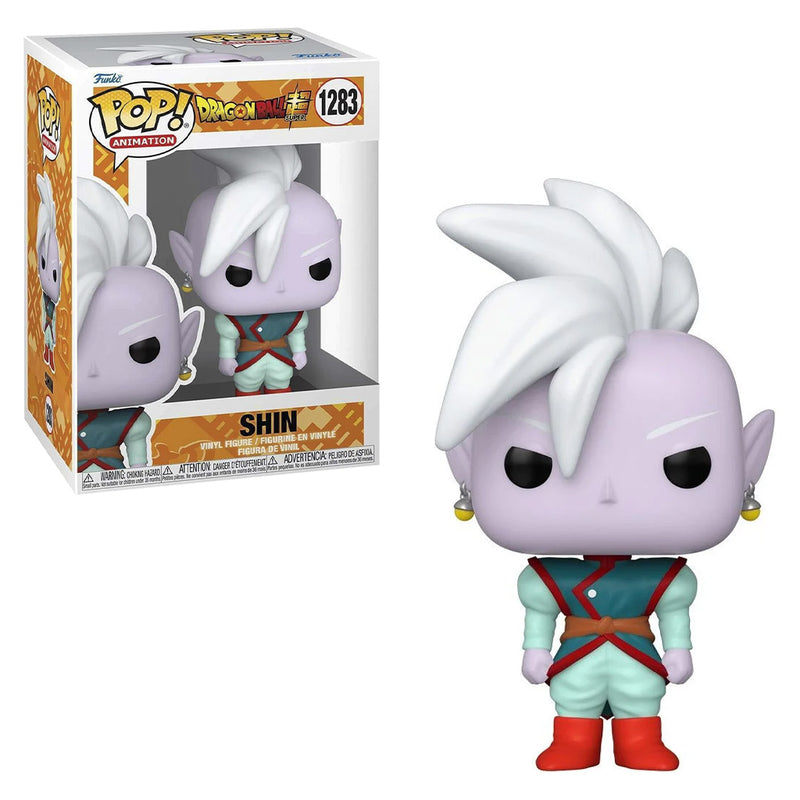 Boneco Funko POP Shin 1283 Exclusivo Anime Dragon Ball Super Brinquedo Colecionável Presente Coleção Criança