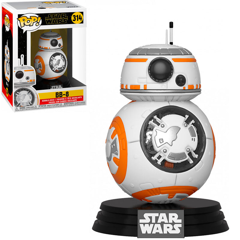 Boneco Funko POP BB-8 314 Disney Lucas Filmes Filme Ascensão Skywalker Brinquedo Colecionável Presente Coleção Criança