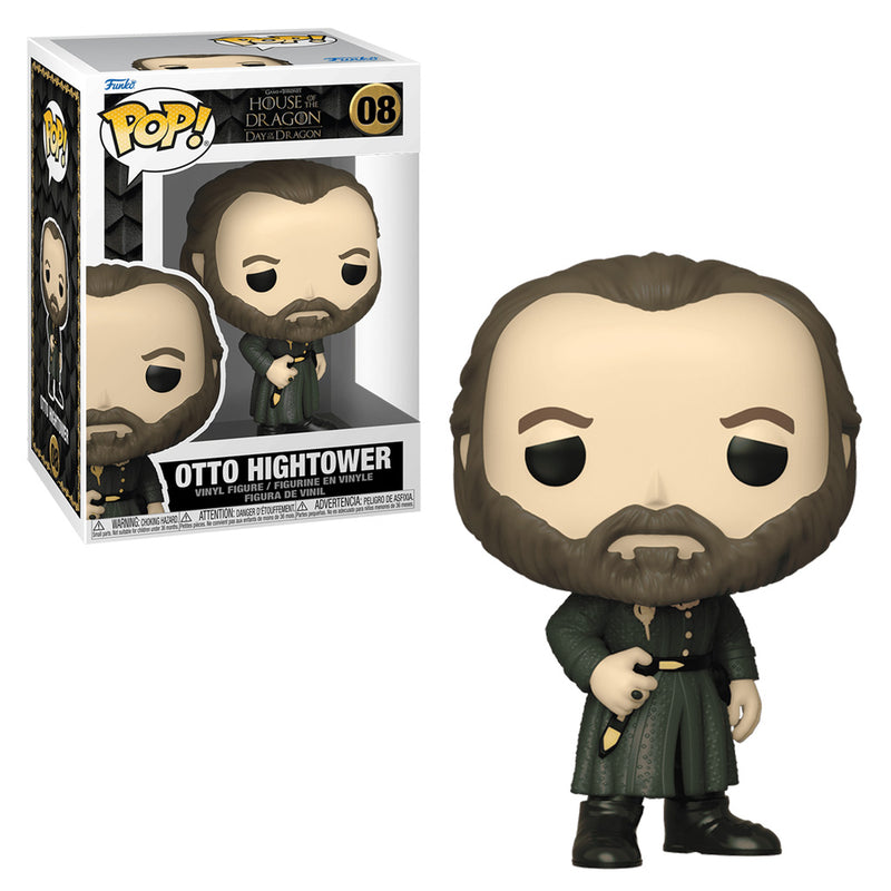 Boneco Funko POP Otto Hightower 08 Game Of Thrones House The Dragon Série TV Brinquedo Colecionável Presente Coleção Criança