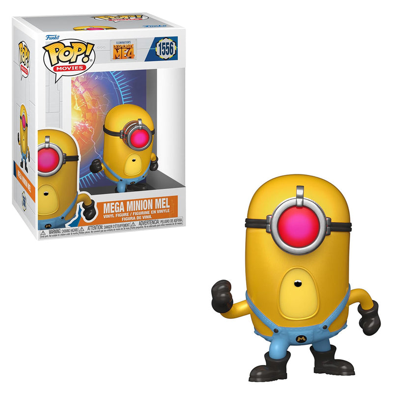 Boneco Funko POP Mega Minion Mel 1556 Disney Filme Meu Malvado Favorito Brinquedo Minions Despicable ME Colecionável Presente Coleção Colecionável Criança