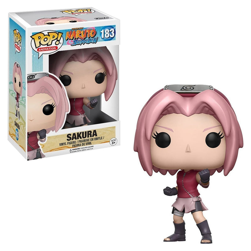 Boneco Pop Funko Sakura Haruno 183 Anime Naruto Shippuden Original Brinquedo Colecionável Presente Coleção Criança