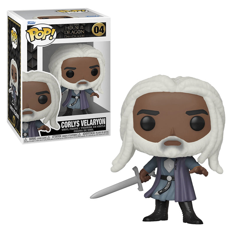 Boneco Funko POP Corlys Velaryon 04 Game Of Thrones House The Dragon Série TV Brinquedo Colecionável Presente Coleção Criança