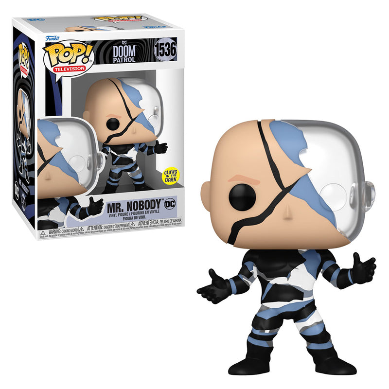 Boneco Funko POP Sr Ninguém 1536 DC Comics Série Doom Patrol Brinquedo Colecionável Presente Coleção Criança