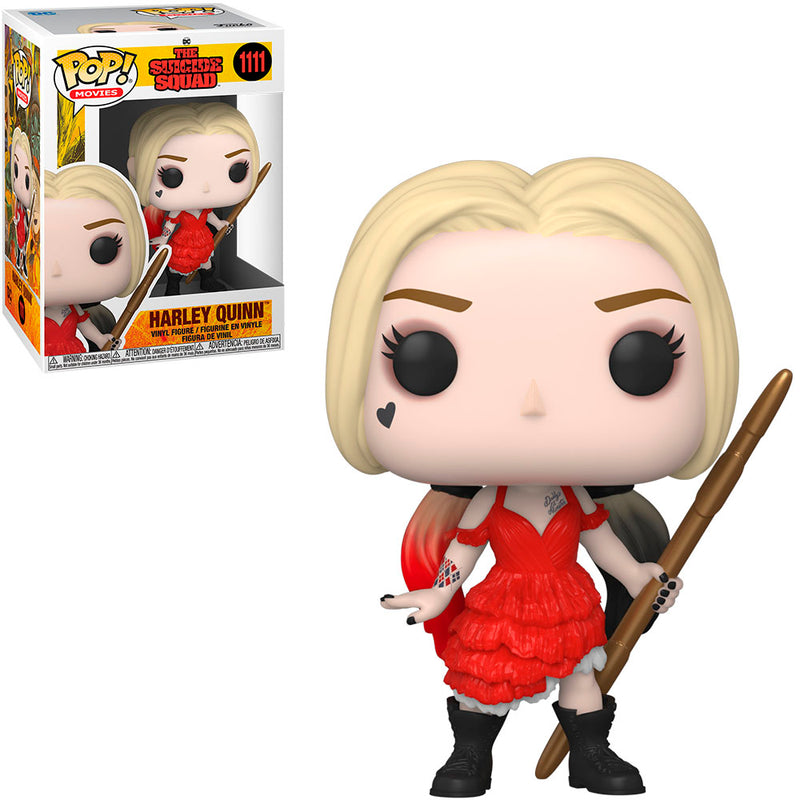 Boneco Funko POP Harley Quinn 1111 DC Comics Filme Esquadrão Suicida James Gunn Animação Desenho Brinquedo Colecionável Coleção Criança