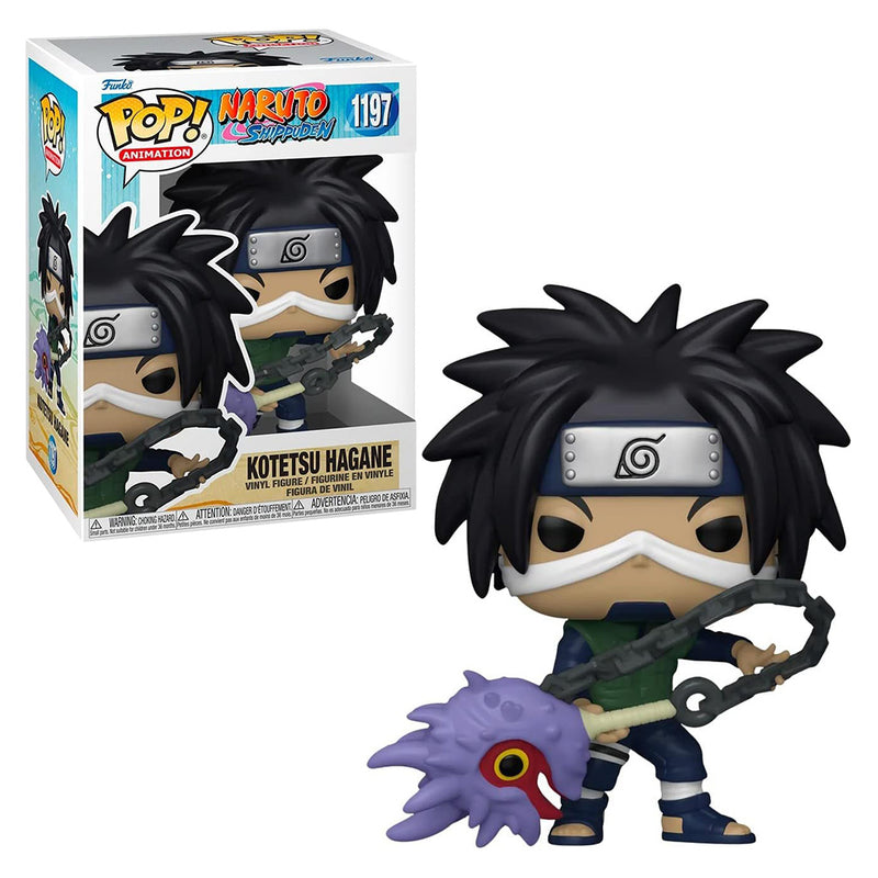 Boneco Pop Funko Kotetsu Hagane 1197 Anime Naruto Shippuden Original Brinquedo Colecionável Presente Coleção Criança