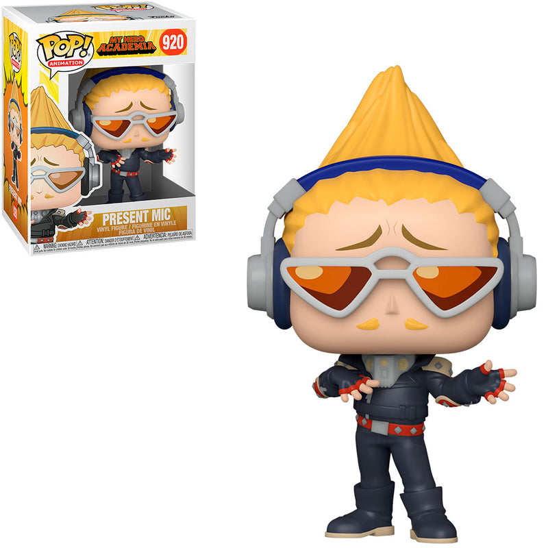 Boneco Funko POP Present Mic 920 Anime Boku No Hero Academia Brinquedo Colecionável Presente Coleção Criança